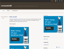 Tablet Screenshot of consuelo44.wordpress.com