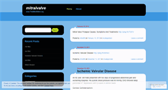 Desktop Screenshot of mitralvalve1.wordpress.com