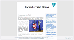 Desktop Screenshot of frfinans.wordpress.com