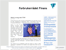 Tablet Screenshot of frfinans.wordpress.com