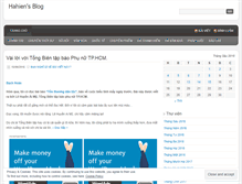 Tablet Screenshot of hahien.wordpress.com