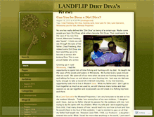 Tablet Screenshot of landflipdirtdiva.wordpress.com