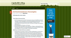 Desktop Screenshot of cajoholik.wordpress.com