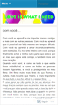 Mobile Screenshot of loveiswhatineed.wordpress.com