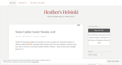Desktop Screenshot of heathershelsinki.wordpress.com