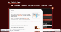 Desktop Screenshot of englishclassminds.wordpress.com