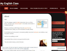 Tablet Screenshot of englishclassminds.wordpress.com