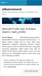 Mobile Screenshot of emulanetwork.wordpress.com