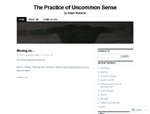 Tablet Screenshot of adamstanecki.wordpress.com