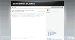 Desktop Screenshot of mblinfra.wordpress.com