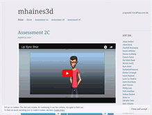 Tablet Screenshot of mhaines3d.wordpress.com