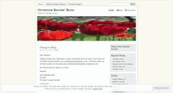 Desktop Screenshot of outdoorroomsuk.wordpress.com