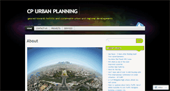 Desktop Screenshot of cpurbanplanning.wordpress.com