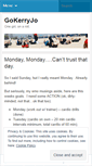 Mobile Screenshot of gokerryjo.wordpress.com