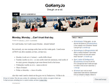 Tablet Screenshot of gokerryjo.wordpress.com