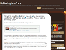 Tablet Screenshot of believinginafrica.wordpress.com