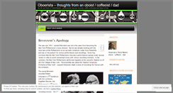 Desktop Screenshot of oboerista.wordpress.com