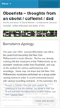 Mobile Screenshot of oboerista.wordpress.com