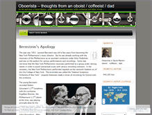 Tablet Screenshot of oboerista.wordpress.com