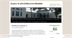 Desktop Screenshot of dybalareunion.wordpress.com