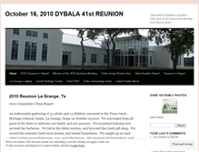 Tablet Screenshot of dybalareunion.wordpress.com