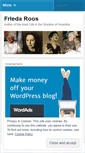 Mobile Screenshot of friedaroos.wordpress.com