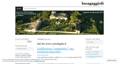 Desktop Screenshot of lucagaggioli.wordpress.com