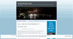 Desktop Screenshot of ninomonastra.wordpress.com