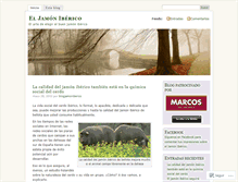 Tablet Screenshot of blogjamoniberico.wordpress.com