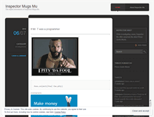Tablet Screenshot of inspectormugsmu.wordpress.com