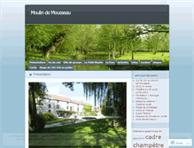 Tablet Screenshot of moulindemousseau.wordpress.com