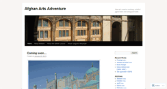 Desktop Screenshot of afghanartsadventure.wordpress.com