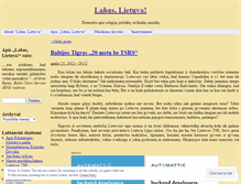 Tablet Screenshot of labaslietuva.wordpress.com
