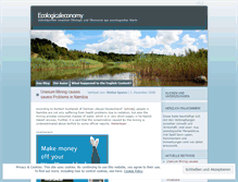 Tablet Screenshot of ecologicaleconomy.wordpress.com
