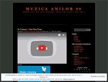 Tablet Screenshot of muzica90.wordpress.com