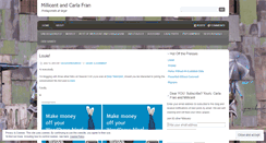 Desktop Screenshot of millicentandcarlafran.wordpress.com