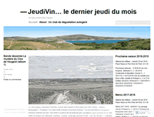 Tablet Screenshot of jeudivin.wordpress.com