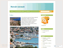 Tablet Screenshot of horvatvarosok.wordpress.com