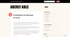 Desktop Screenshot of aberlyable.wordpress.com