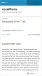 Mobile Screenshot of ncrailtrails.wordpress.com