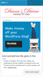Mobile Screenshot of dianasdivinesweetsandeats.wordpress.com