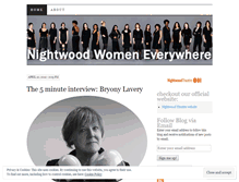 Tablet Screenshot of nightwoodtheatreblog.wordpress.com