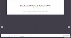 Desktop Screenshot of brokenshackle.wordpress.com