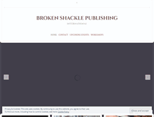 Tablet Screenshot of brokenshackle.wordpress.com