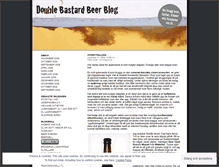 Tablet Screenshot of doublebastardbeerblog.wordpress.com