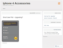 Tablet Screenshot of iphone4accessories.wordpress.com