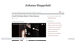 Desktop Screenshot of jhappolati.wordpress.com