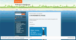 Desktop Screenshot of epicpoems.wordpress.com