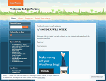 Tablet Screenshot of epicpoems.wordpress.com