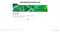 Desktop Screenshot of econlaw.wordpress.com